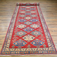 Load image into Gallery viewer, Hand-Knotted Caucasian Kazak Design Handmade Wool Rug (Size 4.3 X 14.8) Cwral-4584