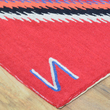 Load image into Gallery viewer, Chain-Stitched Stunning Kashmir Wool Southwestern Design Rug (Size 4.0 X 6.0) Brrsf-459