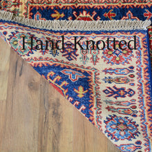 Load image into Gallery viewer, Hand-Knotted Fine Super Kazak Tribal Handmade 100% Wool Rug (Size 2.7 X 10.3) Brral-4671