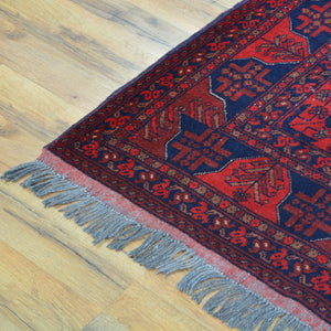 Hand-Knotted Turkoman Tribal Khal Mohammadi Traditional Wool Rug (Size 3.5 X 5.0) Cwral-4746