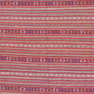 Soumak Tribal Lagharee Tribal Design Handmade Wool Rug (Size 4.6 X 6.2) Brral-4920