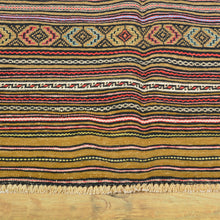Load image into Gallery viewer, Soumak Afghan Lagharee Tribal Design Handmade Wool Rug (Size 3.4 X 4.7) Brral-4956