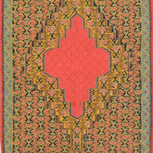 Hand-Woven Flatweave Authentic Senneh Kilim Tribal Handmade Wool Rug (Size 2.6 X 3.1) Brral-5004