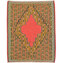Load image into Gallery viewer, Hand-Woven Flatweave Authentic Senneh Kilim Tribal Handmade Wool Rug (Size 2.6 X 3.1) Brral-5004