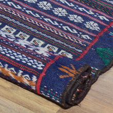 Load image into Gallery viewer, Hand-Woven Afghan Tribal Maleeki Sumak 100% Wool Handmade Rug (Size 1.9 X 4.4) Brral-5028