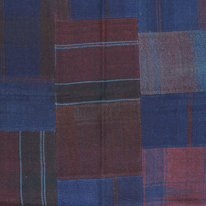 Hand-Woven Turkish Patch Work Tribal Design Handmade 100% Wool (Size 5.1 X 6.1) Brral-5070