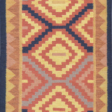 Load image into Gallery viewer, Hand-Woven Southwestern Design Handmade 100% Wool Rug (Size 2.7 X 11.3) Cwral-5082