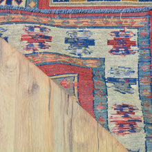 Load image into Gallery viewer, Soumak Weave Fine Tribal Handmade Wool Rug (Size 5.3 X 6.8) Brral-5112