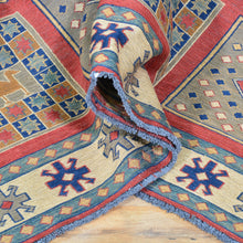 Load image into Gallery viewer, Soumak Weave Fine Tribal Handmade Wool Rug (Size 5.3 X 6.8) Brral-5112