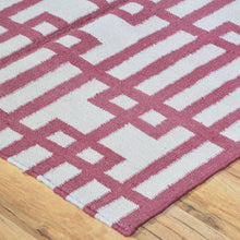 Load image into Gallery viewer, Hand-Woven Modern Reversible Dhurrie Kilim Handmade Wool Rug (Size 3.0 X 5.2) Brral-5115