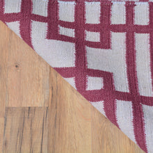 Load image into Gallery viewer, Hand-Woven Modern Reversible Dhurrie Kilim Handmade Wool Rug (Size 3.0 X 5.2) Brral-5115