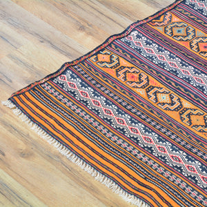 Soumak Fine Tribal Laghree Handmade Rug (Size 4.3 X 6.0) Brral-5217