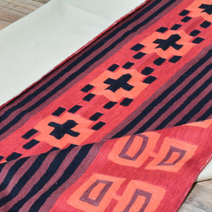 Chain-Stitched Kashmir Southwestern Handmade Wool Rug (Size 4.0 X 6.0) Cwral-5238
