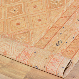 Hand-Knotted And Soumak Tribal Mashwani Handmade Rug (Size 3.6 X 3.10) Brral-5247
