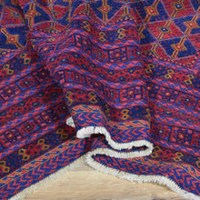 Load image into Gallery viewer, Fine unique afghan Tribal Wool Rug with multiple weave (Size 6.11 X 9.5) Cwral-5556