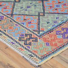Load image into Gallery viewer, Soumak Tribal Olami Handmade Oriental Wool Rug (Size 5.6 X 7.10) Brral-5559