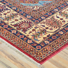 Load image into Gallery viewer, Hand-Knotted Fine Super Kazak Caucasian Design Wool Rug (Size 9.11 X 13.6) Brral-5568