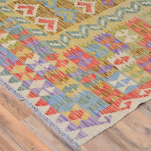 Load image into Gallery viewer, Hand-Woven Flatweave Handmade Kilim Wool Rug (Size 4.9 X 6.4) Cwral-5703