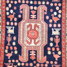 Load image into Gallery viewer, Hand-Knotted Persian Geometric Design Handmade 100% Wool Rug (Size 4.3 X 10.0) Cwral-5727