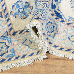 Hand-Knotted Caucasian Tribal Kazak Handmade Wool Rug (Size 2.1 X 2.10) Brral-5745