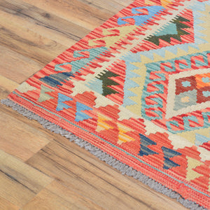 Hand-Woven Reversible Momana Tribal Kilim Handmade Wool Rug (Size 2.1 X 3.0) Cwral-5778