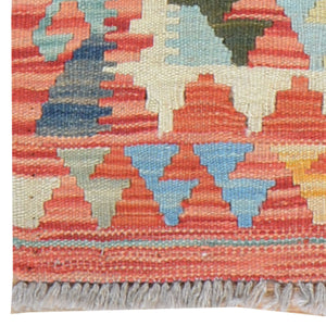 Hand-Woven Reversible Momana Tribal Kilim Handmade Wool Rug (Size 2.1 X 3.0) Cwral-5778