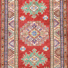 Load image into Gallery viewer, Hand-Knotted Caucasian Super Kazak Design Handmade 100% Wool (Size 2.7 X 9.11) Cwral-5979