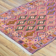 Load image into Gallery viewer, Oriental Multiple Weave Dazangi Tribal Design Handmade Wool Sumak Rug (Size 2.9 X 9.7) Cwral-6009