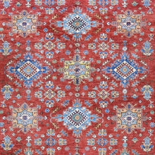 Load image into Gallery viewer, Hand-Knotted Tribal Super Kazak Design Wool Rug (Size 9.10 X 13.9) Cwral-6024