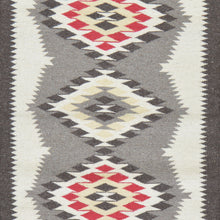 Load image into Gallery viewer, Hand-Woven Reversible Southwestern Design 100% Wool Rug (Size 2.8 X 8.1) Cwral-6075