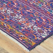 Load image into Gallery viewer, Soumak Fine Tribal Maleeki Handmade Wool Rug (Size 3.10 X 6.8) Cwral-6294