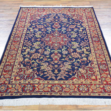 Load image into Gallery viewer, Hand-Knotted T.Wash Mahal Design Wool Rug (Size 3.6 X 5.10) Cwral-639