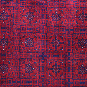 Fine Hand-Knotted Turkmen Tribal Traditional Wool Rug (Size 6.8 X 9.9) Brral-6717