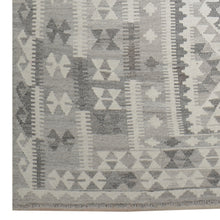 Load image into Gallery viewer, Hand-Woven Afghan Momana Reversible Kilim Wool Rug (Size 11.7 X 16.4) Cwral-6759