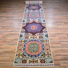 Load image into Gallery viewer, Hand-Knotted Mamluk Design 100% Wool Handmade Rug (Size 2.7 X 19.6) Cwral-6771