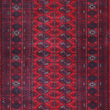 Load image into Gallery viewer, Hand-Knotted Turkmen Bokhara Design Handmade Wool Rug (Size 2.10 X 13.4) Cwral-6783