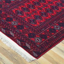 Load image into Gallery viewer, Hand-Knotted Turkmen Bokhara Design Handmade Wool Rug (Size 2.10 X 13.4) Cwral-6783