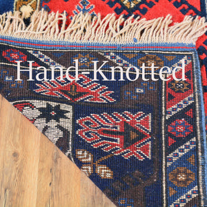 Hand-Knotted Turkish Taban Traditional Tribal Handmade Wool Rug (Size 6.7 X 9.5) Cwral-6813