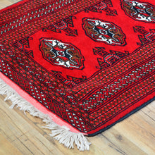 Load image into Gallery viewer, Hand-Knotted Turkman Afghan Rug Wool (Size 2.8 X 9.2) Cwral-6852