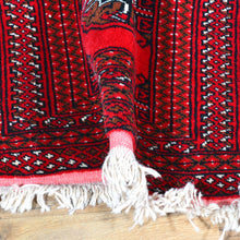 Load image into Gallery viewer, Hand-Knotted Turkman Afghan Rug Wool (Size 2.8 X 9.2) Cwral-6852