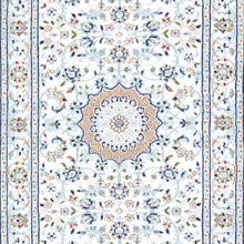 Load image into Gallery viewer, Hand-Knotted Fine Wool Silk Persian Nain Design Rug (Size 2.8 X 8.0) Cwral-6858