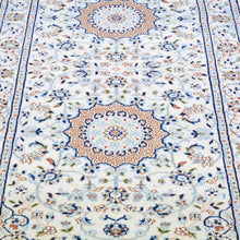 Load image into Gallery viewer, Hand-Knotted Fine Wool Silk Persian Nain Design Rug (Size 2.8 X 8.0) Cwral-6858