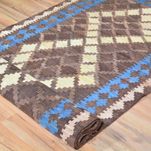 Load image into Gallery viewer, Hand-Woven Tribal Reversible Kilim Handmade Wool Rug (Size 3.4 X 13.3) Cwral-6861