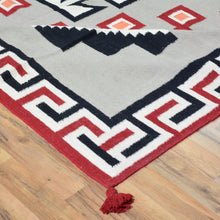 Load image into Gallery viewer, Hand-Woven Flatweave Navajo Style Handmade Wool Rug (Size 8.10 X 11.9) Cwral-6885