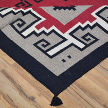 Load image into Gallery viewer, Hand-Woven Reversible Kilim Southwestern Design Wool Rug (Size 9.0 X 12.0) Cwral-6912