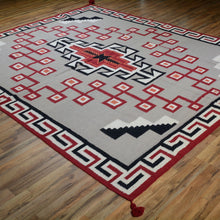 Load image into Gallery viewer, Hand-Woven Reversible Navajo Style Handmade Wool Rug (Size 8.0 X 10.0) Cwral-6924
