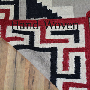 Hand-Woven Reversible Navajo Style Handmade Wool Rug (Size 8.0 X 10.0) Cwral-6924