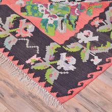 Load image into Gallery viewer, Hand-Woven Reversible Bessarabian Kilim Handmade Wool Rug (Size 7.7 X 10.4) Cwral-6939