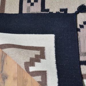 Hand-Woven Navajo Style Southwestern Design FlatWeave Rug (Size 6.0 X 9.0) Cwral-6960