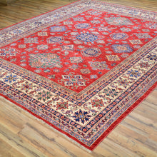 Load image into Gallery viewer, Hand-Knotted Caucasian Design Super Kazak Wool Rug (Size 8.0X 10.0) Cwral-7092